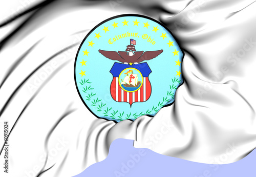 Illustration: Columbus Coat of Arms, USA. Columbus Coat of Arms, USA.