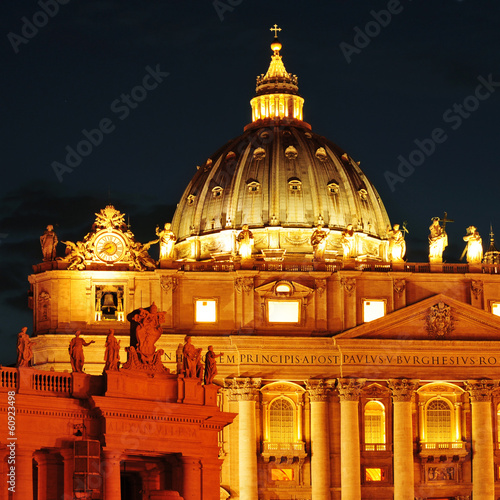 Photo: Basilica of Saint Peter in Vatican City, Italy Basilica of Saint Peter in Vatican City, Italy