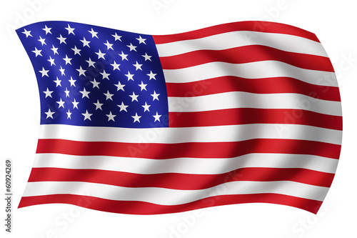 Illustration: USA flag United States - American flag USA flag United States - American flag