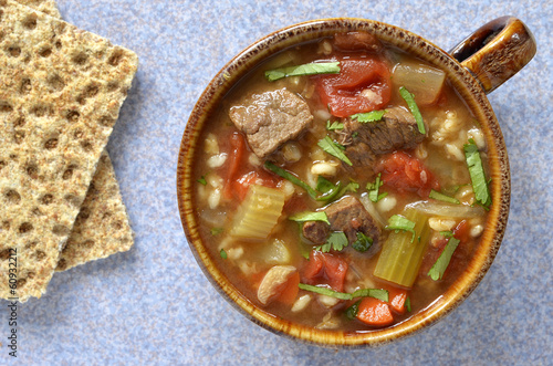 Photo: Beef Barley soup Beef Barley soup