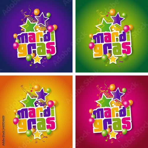 Vector: Mardi gras Mardi gras