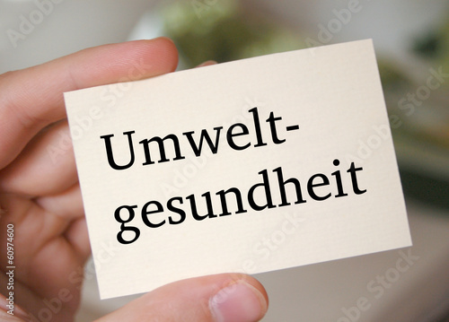 Photo: Umweltgesundheit Umweltgesundheit