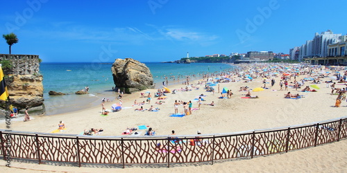 Photo: Plage de Biarritz, France. Plage de Biarritz, France.