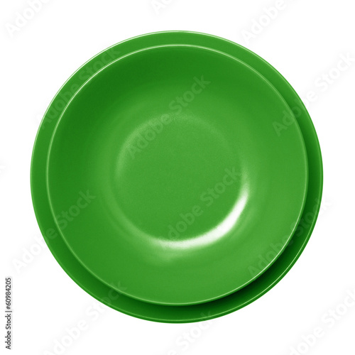 Photo: piatto verde vuoto piatto verde vuoto