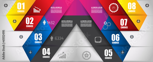 Vector: Modern Infographics template for data visualizations. Modern Infographics template for data visualizations.