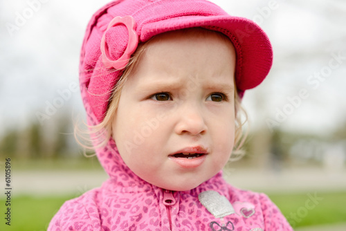 Photo: sad girl with injury on lip sad girl with injury on lip