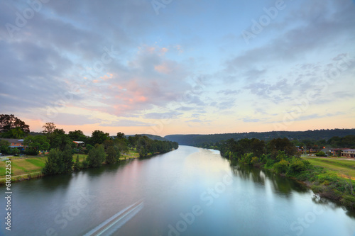 Photo: Rural River Sunrise Morning Landscape Rural River Sunrise Morning Landscape