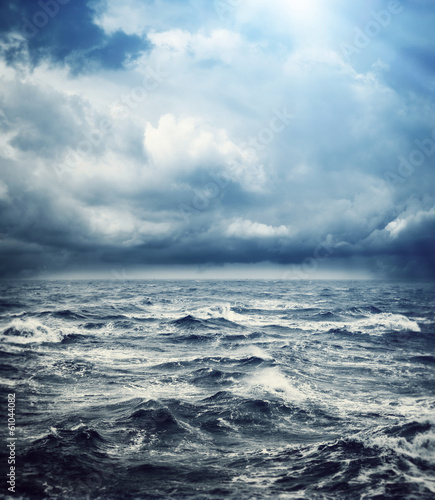 Photo: storm ocean storm ocean