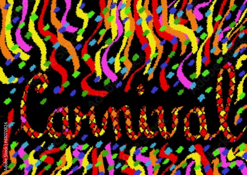 Illustration: carnival cubes carnival cubes
