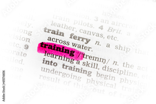 Photo: Training Dictionary Definition Training Dictionary Definition