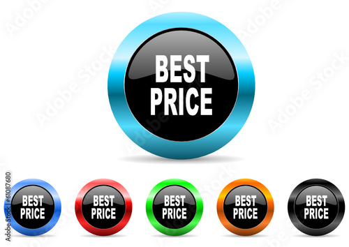 Vector: best price icon vector set best price icon vector set