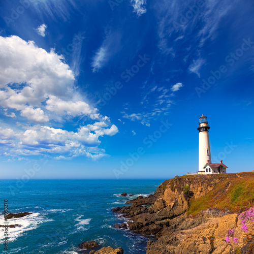  California Pigeon point Lighthouse in Cabrillo Hwy coastal hwy 1