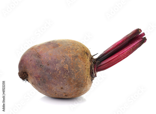 Photo: beetroot isolated on white background beetroot isolated on white background