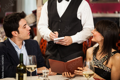 Photo: Couple having dinner Couple having dinner