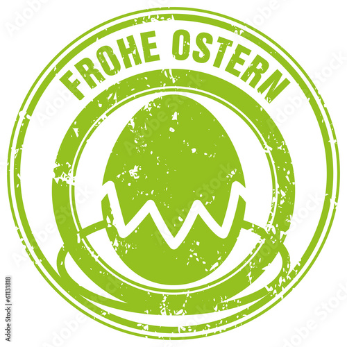 Vector: Frohe Ostern - Stempel Frohe Ostern - Stempel