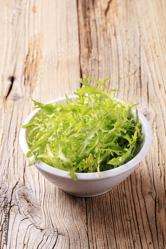 Photo: Bowl of salad greens Bowl of salad greens