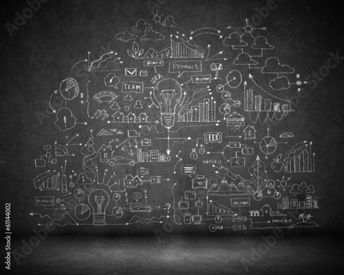 Photo: Business sketch Business sketch