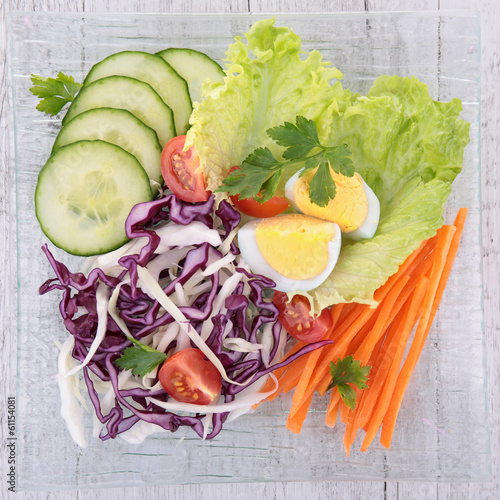 Photo: vegetable salad vegetable salad