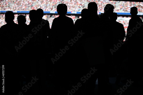 Photo: spectators stadium spectators stadium