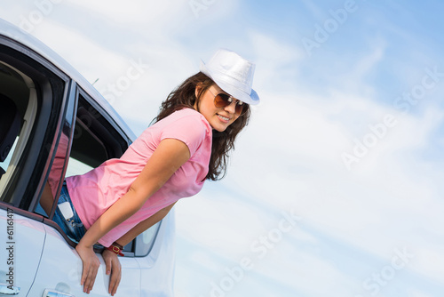 Photo: young attractive woman in sunglasses young attractive woman in sunglasses