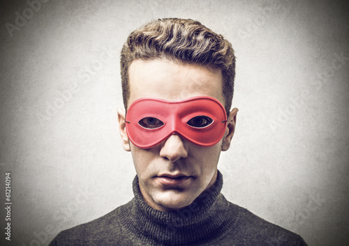 Photo: masked man masked man