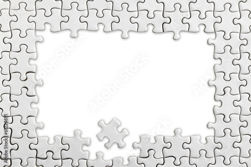 Photo: Jigsaw frame Jigsaw frame