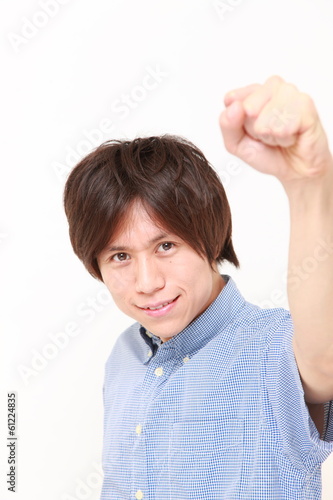 Photo: ガッツのある男性 ガッツのある男性