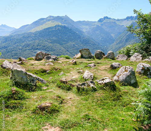 Photo: Prehistoric Cromlech in the French Pyrenees Prehistoric Cromlech in the French Pyrenees