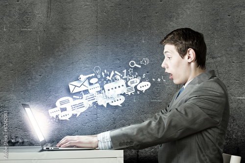 Photo: Internet communication Internet communication