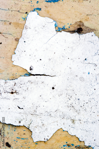 Photo: old wooden wall with white paint old wooden wall with white paint