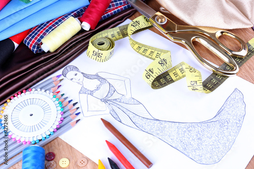 Photo: Fashion designer close up Fashion designer close up
