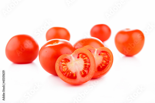Photo: tomatoes isolated tomatoes isolated
