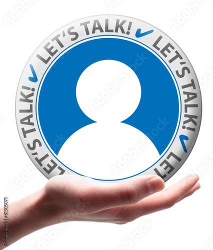 Photo: Let's talk! Let's talk!
