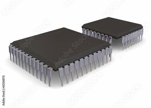 Illustration: CPU - 3D CPU - 3D