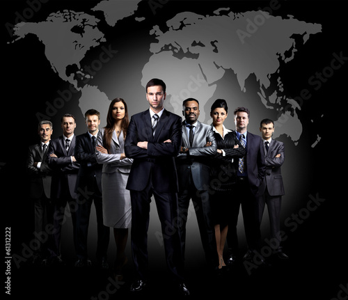 Photo: Full-length portrait of group of business people Full-length portrait of group of business people