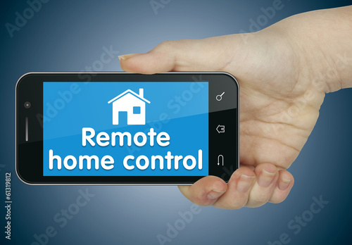Photo: Remote home control. Phone Remote home control. Phone