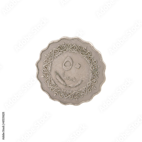 Photo: Arabic Coin - 50 Libyan Dirhams equal to 0.05 Dinar Arabic Coin - 50 Libyan Dirhams equal to 0.05 Dinar