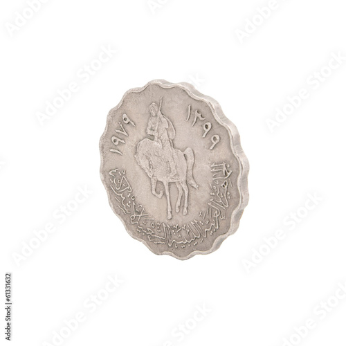 Photo: Arabic Coin - 50 Libyan Dirhams equal to 0.05 Dinar Arabic Coin - 50 Libyan Dirhams equal to 0.05 Dinar