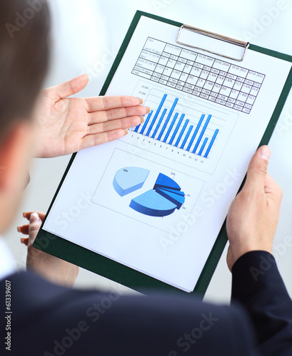 Photo: Stock market graphs monitoring Stock market graphs monitoring