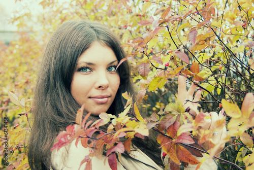 Photo: Beautiful romantic brunette Beautiful romantic brunette