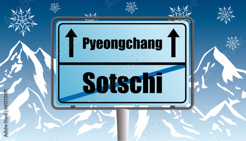 Vector: Winterspiele Winterspiele