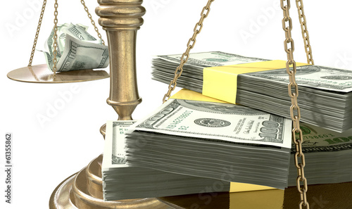 Illustration: Inequality Scales Of Justice Income Gap USA Inequality Scales Of Justice Income Gap USA