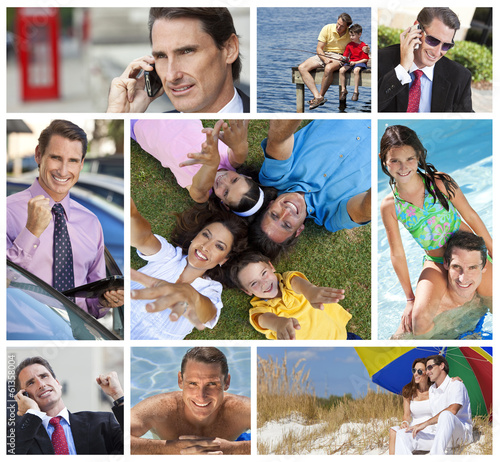 Photo: Working Man Father & Husband With Family Working Man Father & Husband With Family
