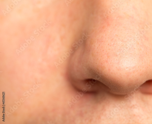 Photo: nose male. macro nose male. macro