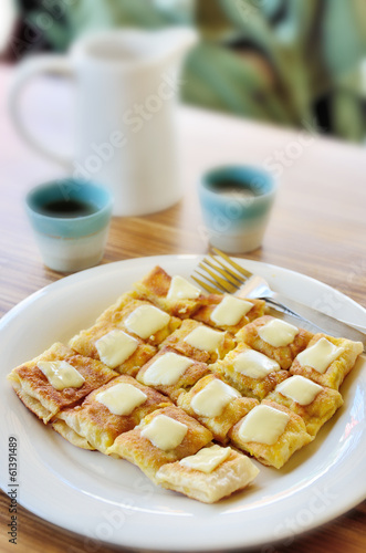Photo: Roti with cheese Roti with cheese