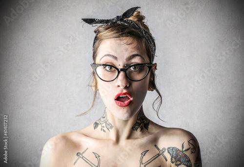 Photo: astonished girl astonished girl