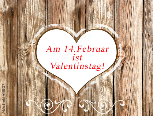 Illustration: 14.Februar ist Valentinstag 14.Februar ist Valentinstag
