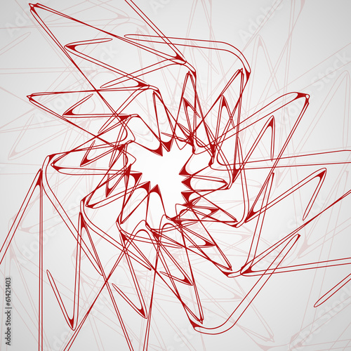 Vector: Tribal tattoo - abstract background, futuristic shapes Tribal tattoo - abstract background, futuristic shapes