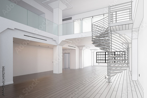 Illustration: Modern Maisonette (Entwurf) Modern Maisonette (Entwurf)