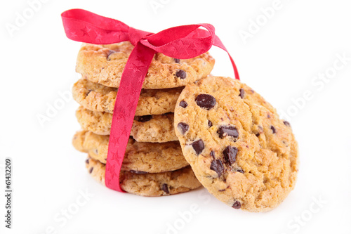 Photo: cookie tied with ribbon cookie tied with ribbon